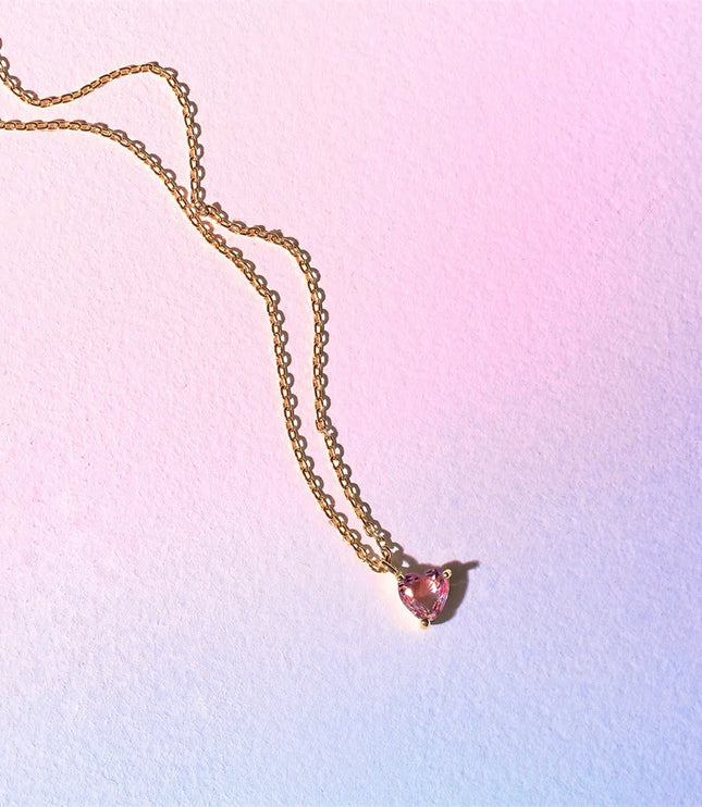 Pink Heart Necklace