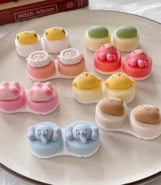 Cartoon Animal Contact Lense Case