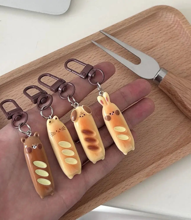 Baguette Keychain