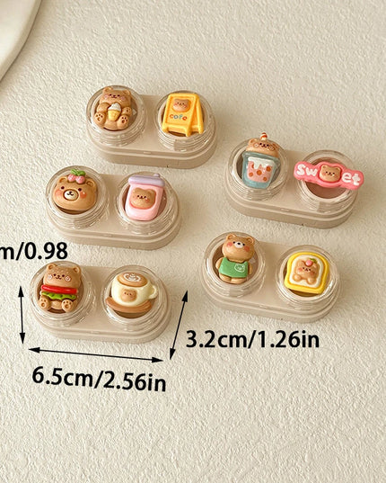 Bear Contact Lenses Case