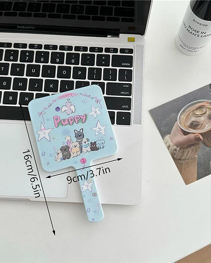 Cartoon Pattern Printing Pocket Mirror