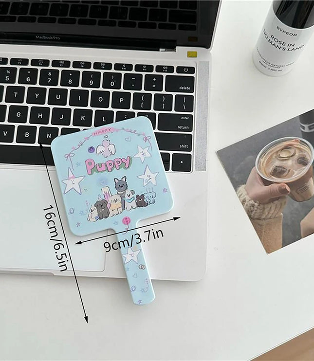 Cartoon Pattern Printing Pocket Mirror