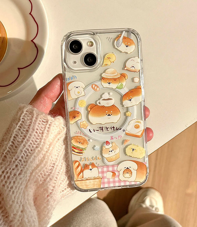 Shiba Inu Pastries Phone Case