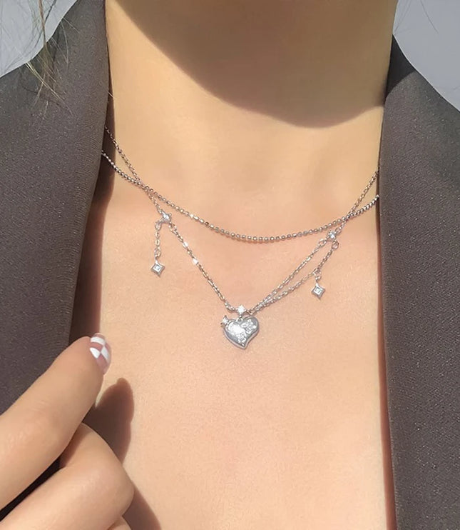 Double Layer Love Necklace