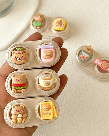 Bear Contact Lenses Case