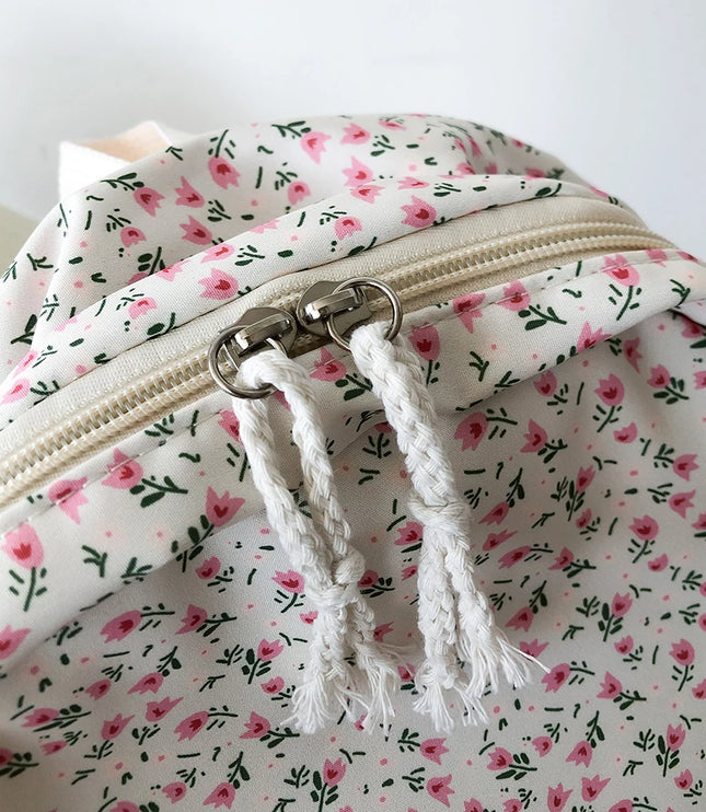 Floral Pattern Backpack