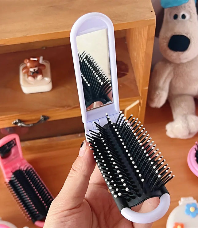 Girly Pocket Mirror & Comb