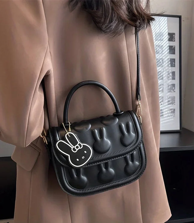 Bunny Embossed Handbag & Crossbody