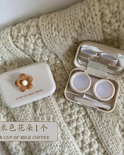 Milk Tea Contact Lens Case