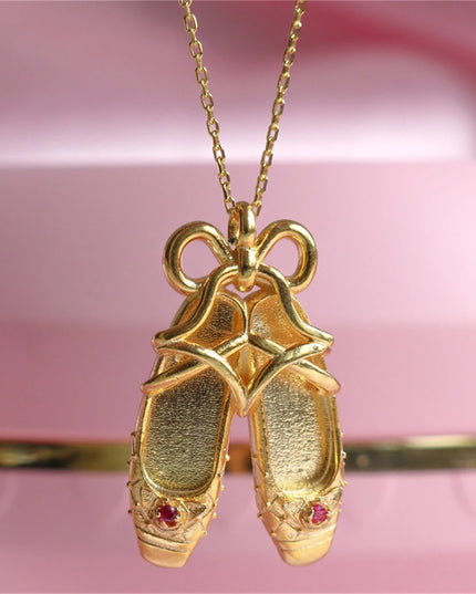 Ballet Shoes Necklace