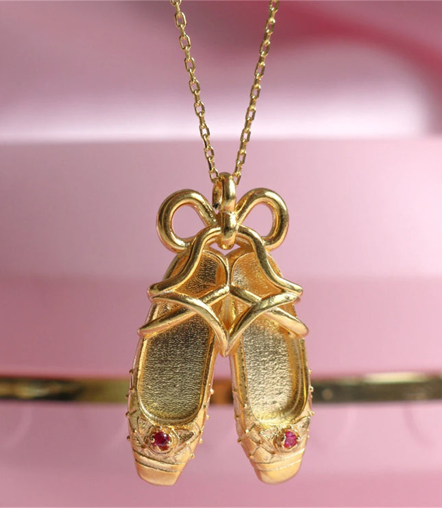 Ballet Shoes Necklace