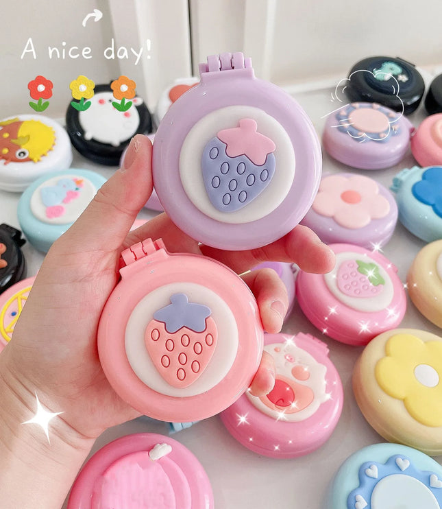 Cute Small Pocket Mirror & Comb