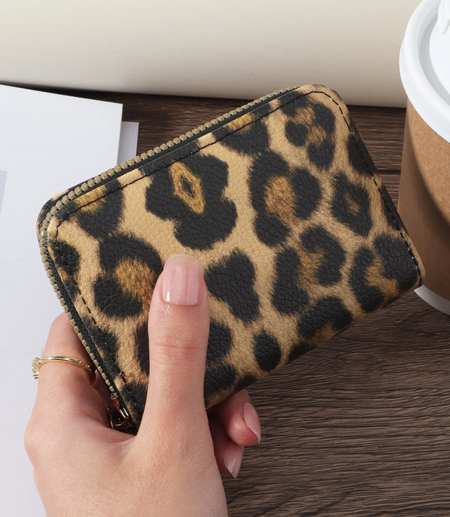 Leopard Card Holder Purse