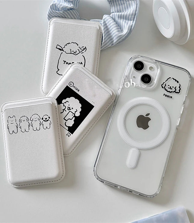 Dog Drawings Phone Case with MagSafe