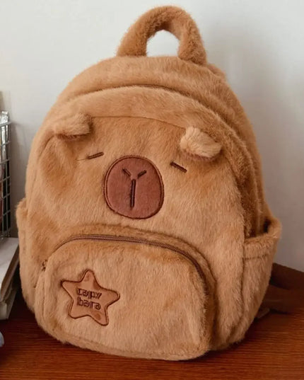 Capybara Plush Backpack