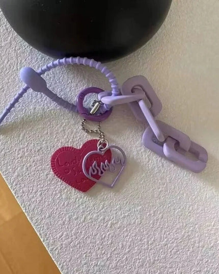 Chained Heart Keychain