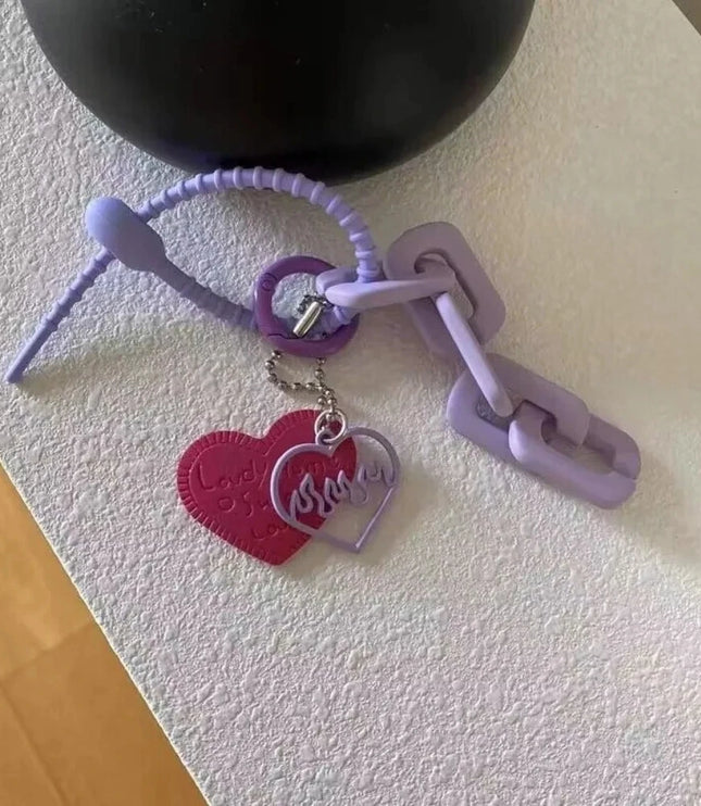 Chained Heart Keychain