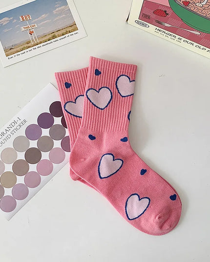 5Pairs Pink Dream Socks