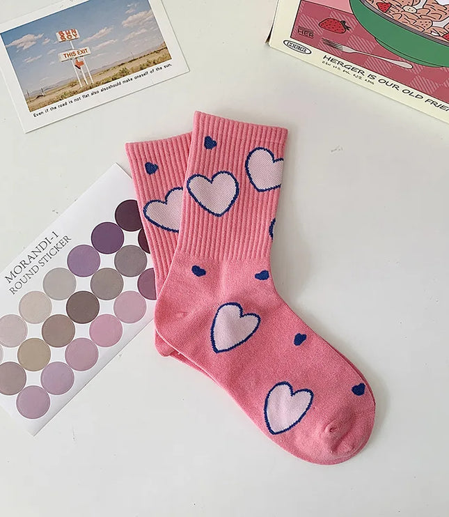 5Pairs Pink Dream Socks