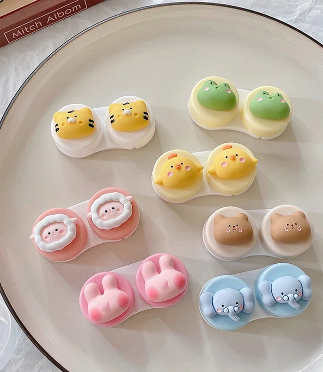 Cartoon Animal Contact Lense Case