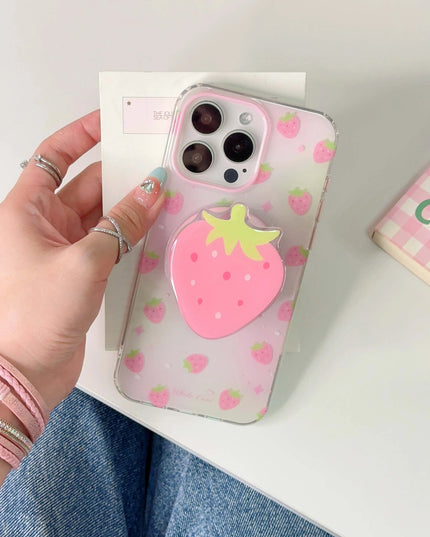 Pink Strawberry Phone Case