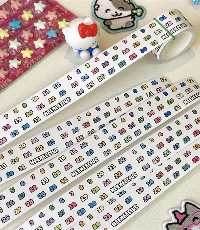 Cartoon Animal Washi Tape Stickers