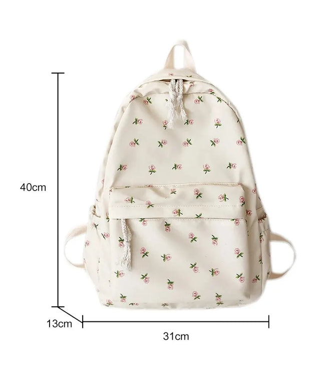 Floral Pattern Backpack