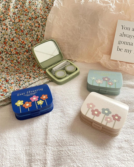 Floral Contact Lens Case