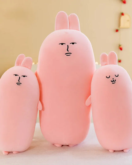 Pink Cosmic Rabbit Pillow