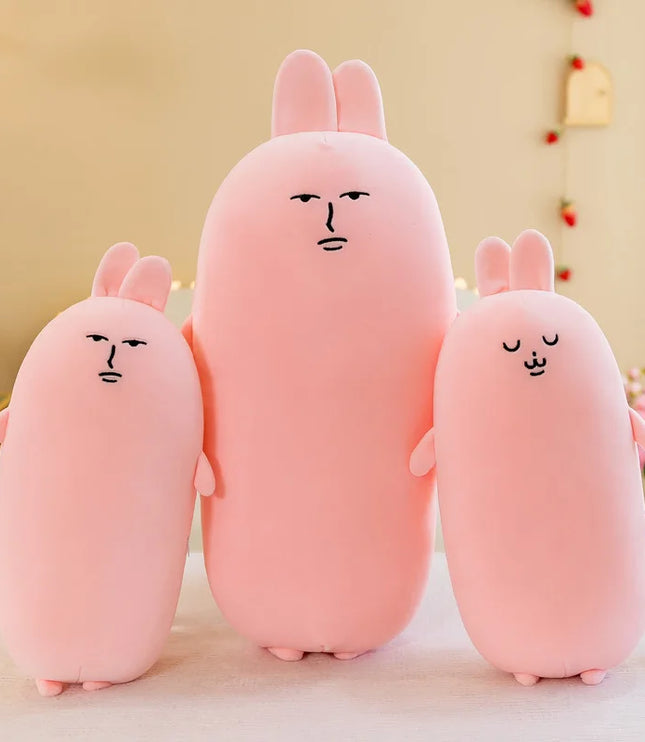 Pink Cosmic Rabbit Pillow