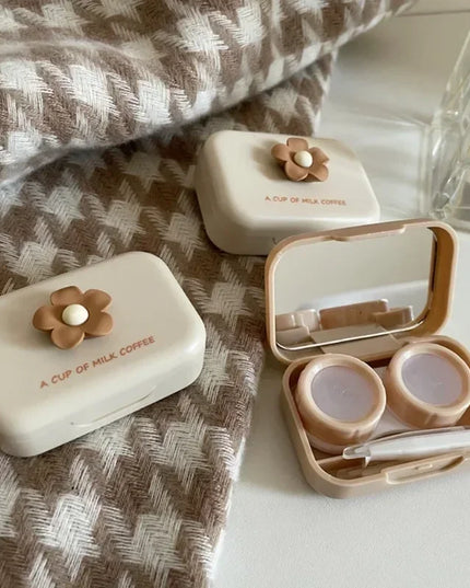 Milk Tea Contact Lens Case