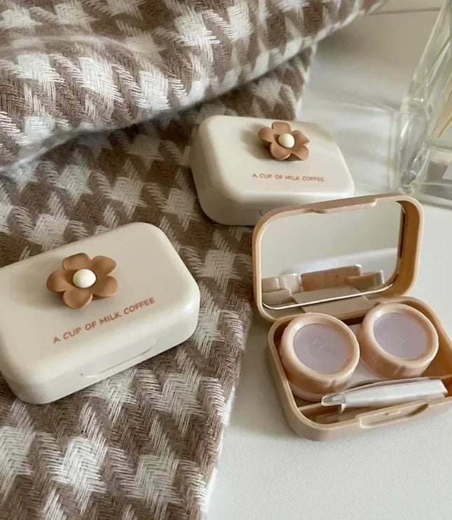 Milk Tea Contact Lens Case