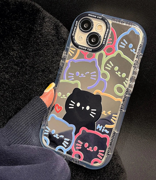 Cat Mirror Phone Case