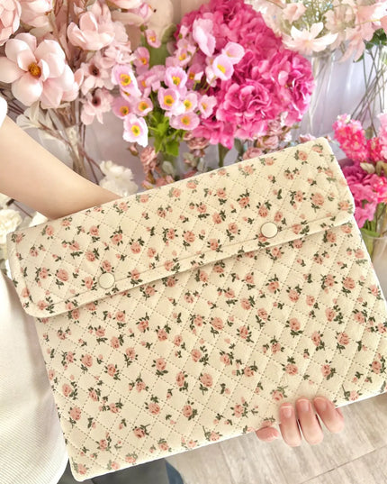 Flower Pattern Laptop Sleeve