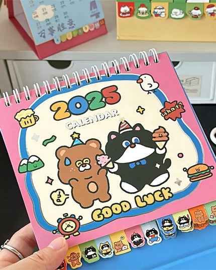 Cartoon Animal Desk Calendar