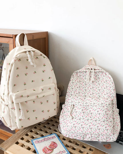 Floral Pattern Backpack