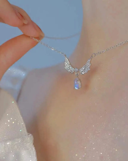 Crystal Angel Wings Necklace