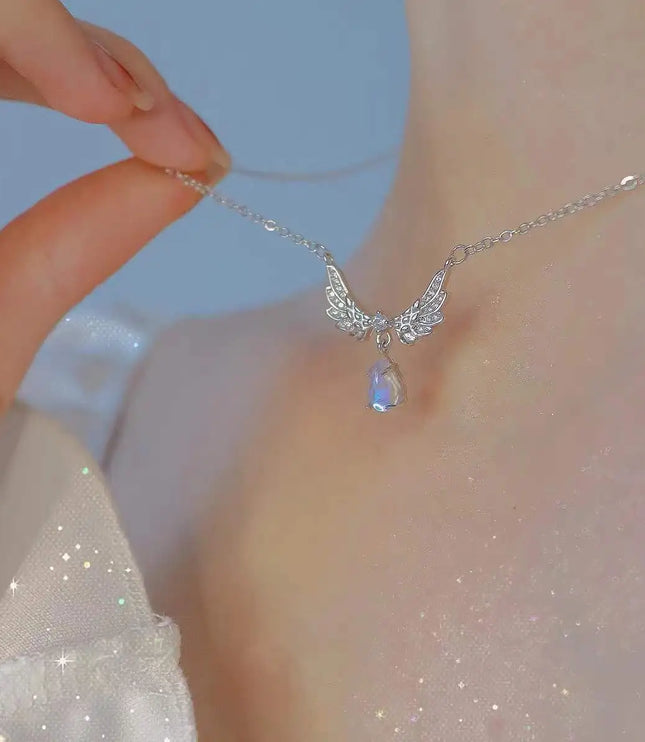 Crystal Angel Wings Necklace