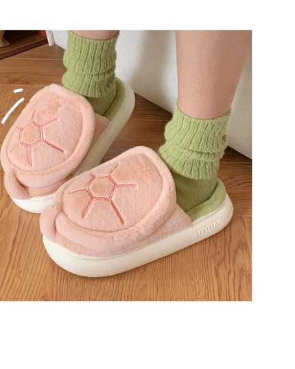 Cute Turtle Plush Slippers