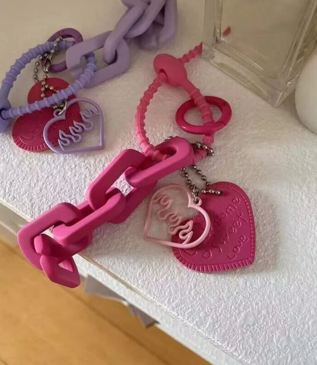 Chained Heart Keychain