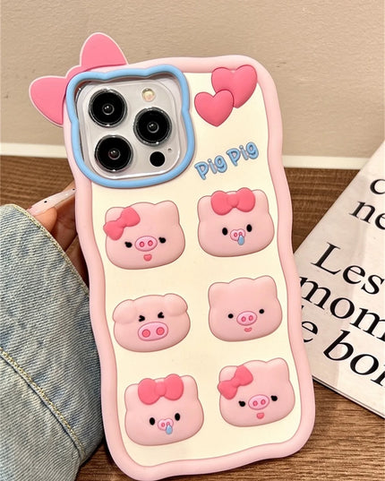 Bowknot Pig Phone Case