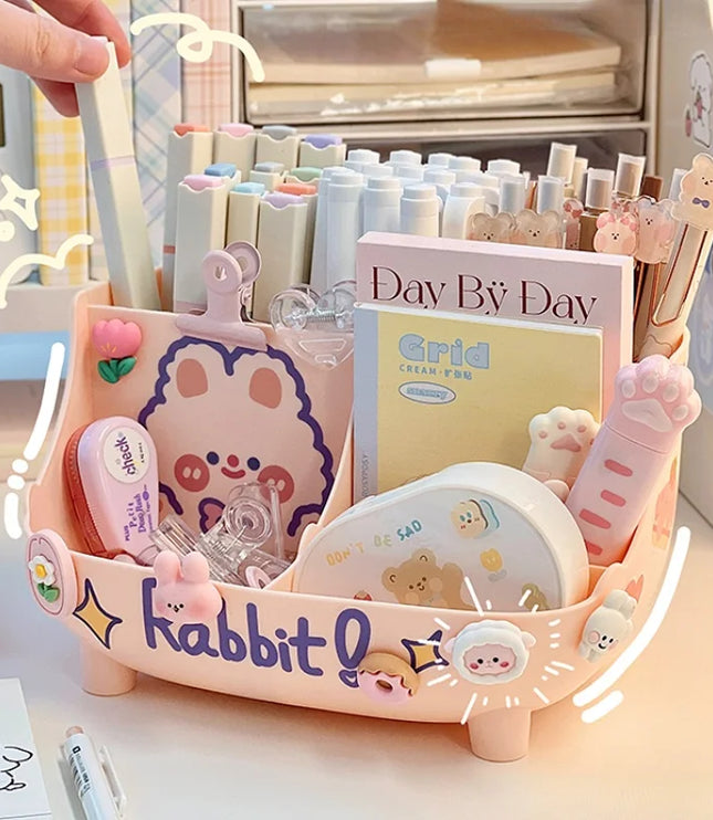 Rabbit Pen Holder & Desk Organizer