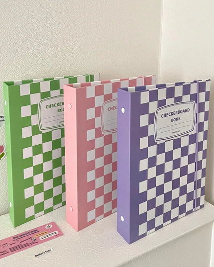 A5 Checkered Binder