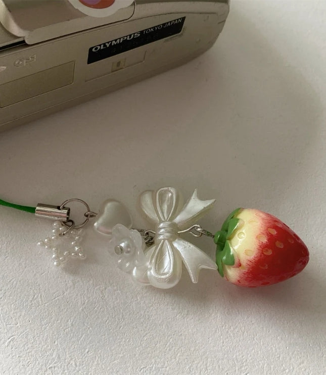 Strawberry Bag Charm