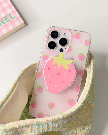 Pink Strawberry Phone Case