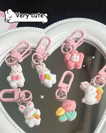 Cute Rabbit Keychain