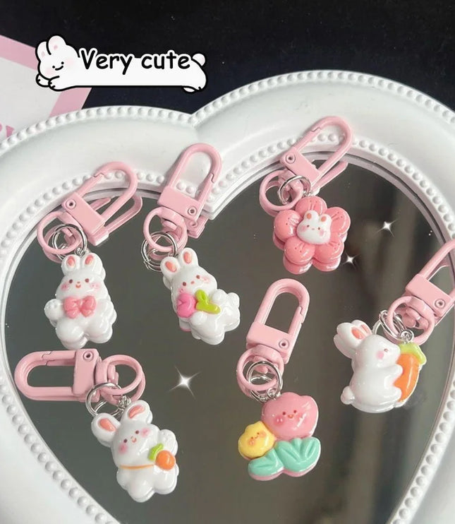 Cute Rabbit Keychain