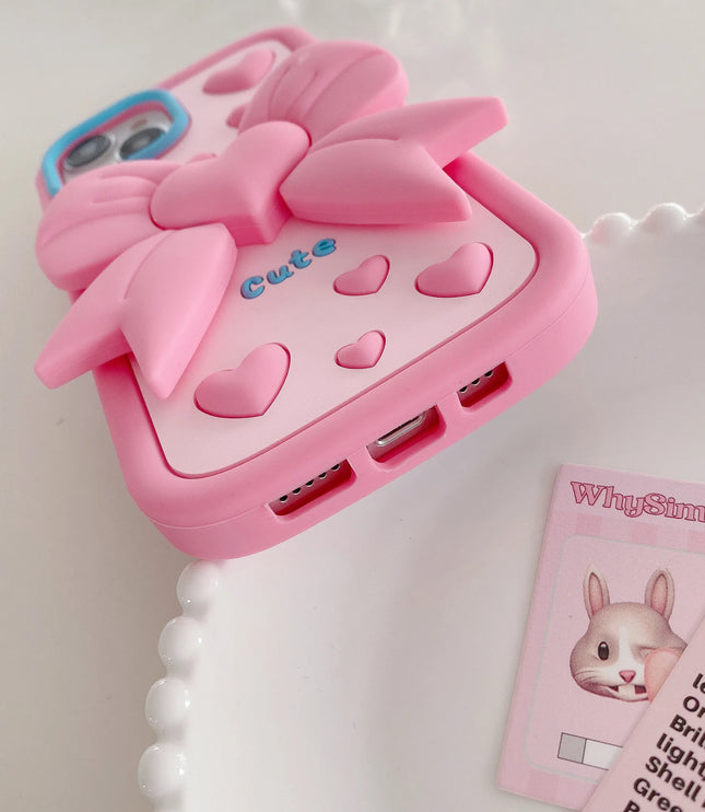 3D Bowknot Phone Case