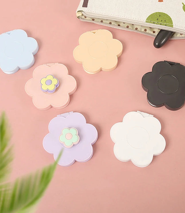 Flower Shaped Pocket Mirror