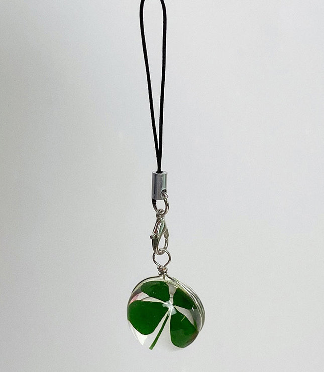 Lucky Clover Phone Charm